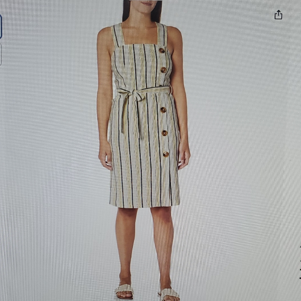 Tommy Hilfiger Striped Knee Lenght Dress